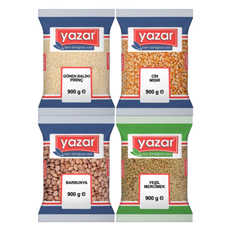 Yazar 900 Gr. 4'lü Ziyafet Paketi 1